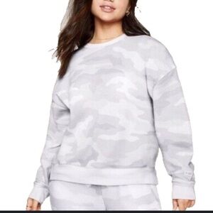 PINK Camo Crewneck